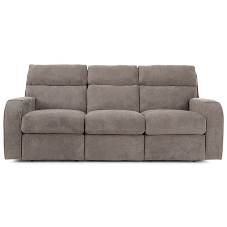 Power Tilt Reclining Sofa with Channel Back